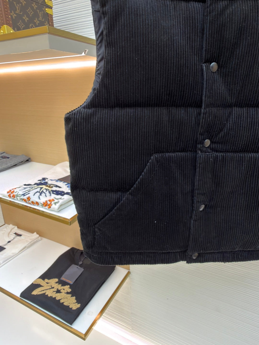 Corduroy Down Gilet