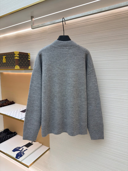 CD Logo Wool Crewneck Sweater