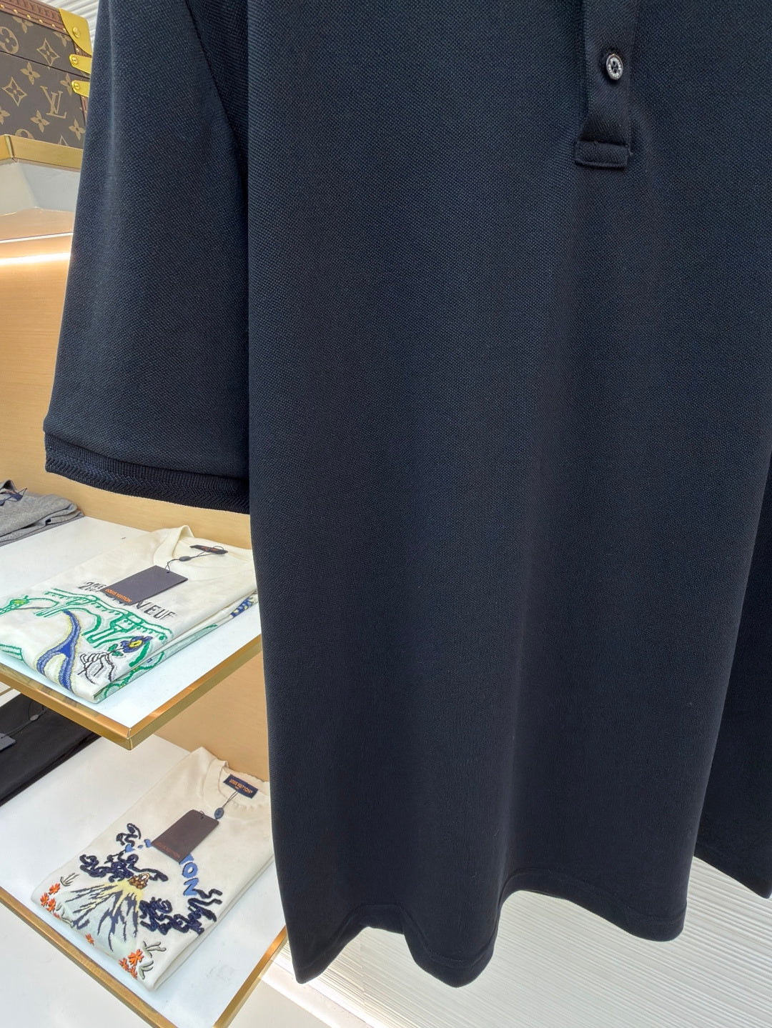 Logo Patch Polo Shirt