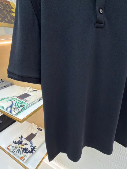 Logo Patch Polo Shirt