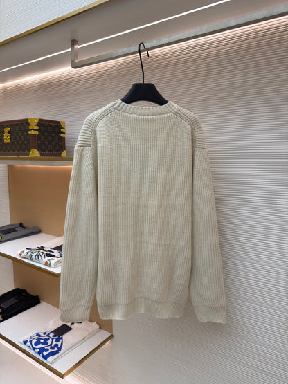 Logo Wool Crewneck Sweater