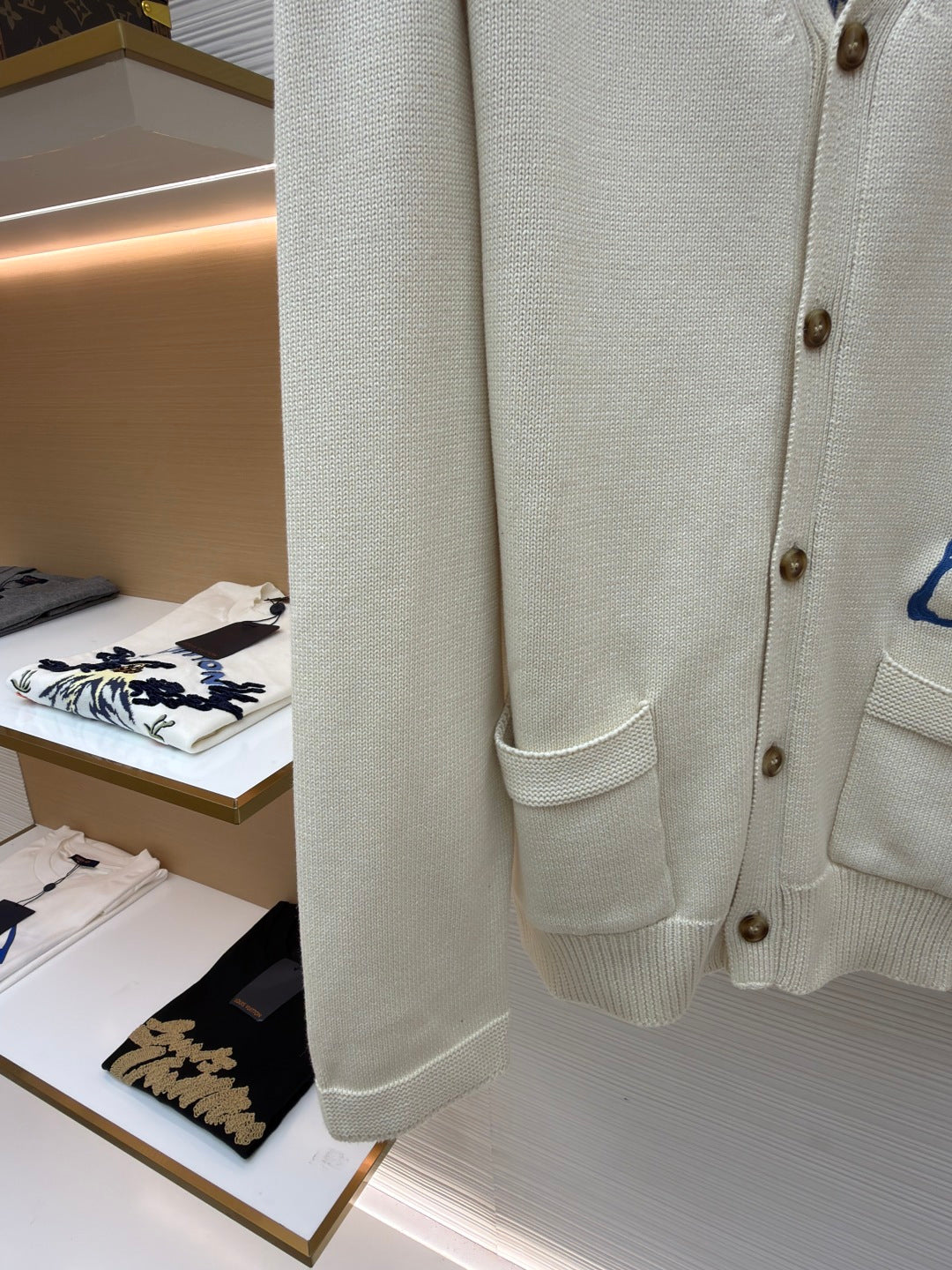 Embroidered Knit Cardigan