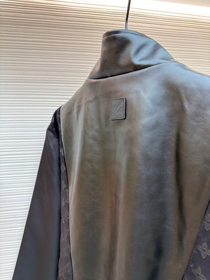 Monogram Leather Jacket
