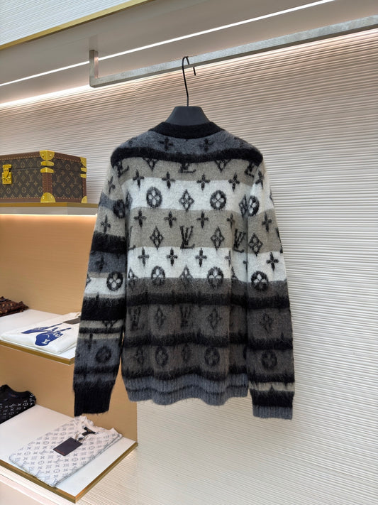 Monogram Knit Cardigan