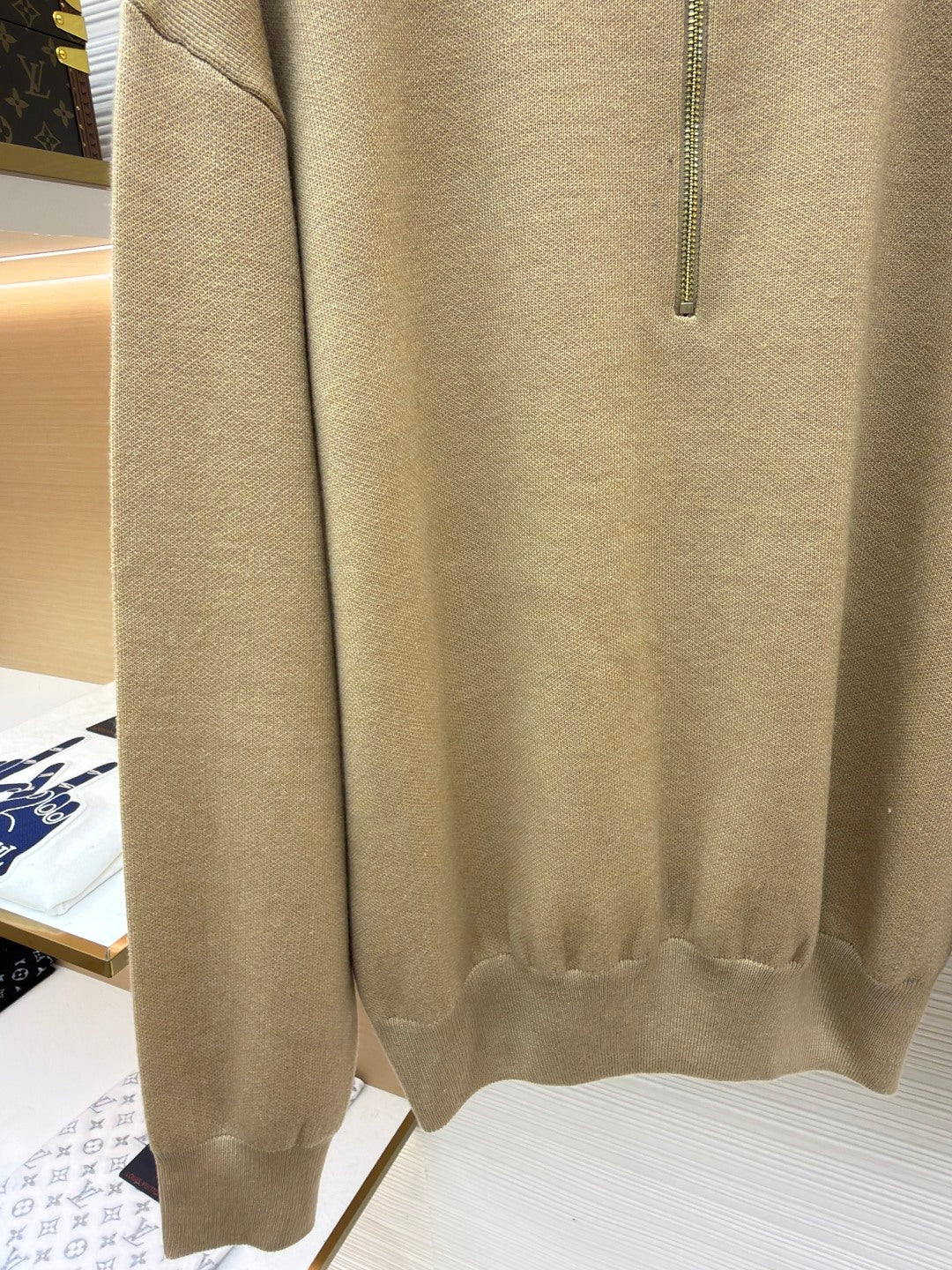 Logo Half-Zip Sweater