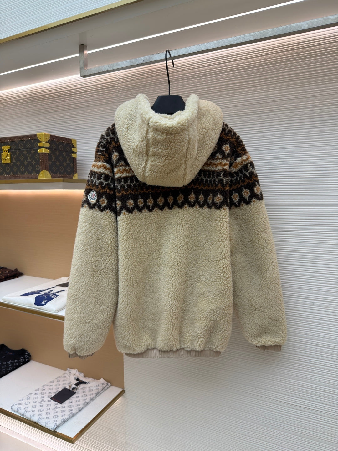 Fair Isle Sherpa Zip Jacket