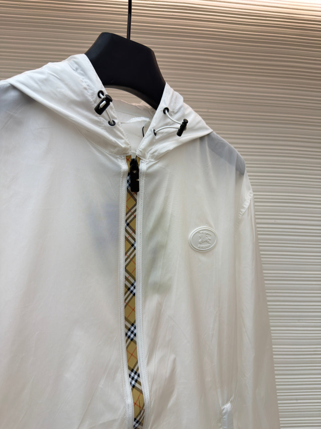 Vintage Check Hooded Jacket