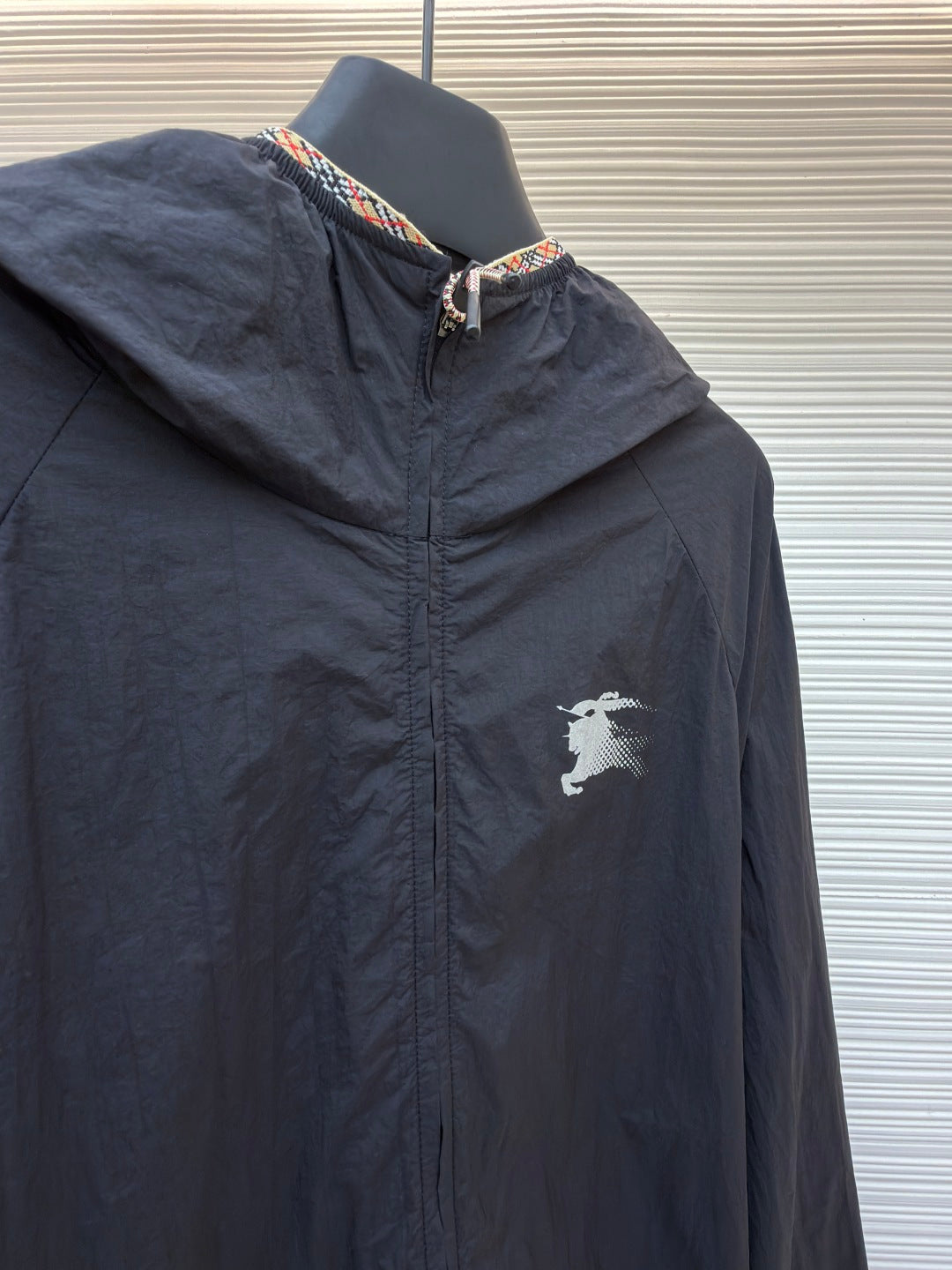 Vintage Check Hooded Jacket