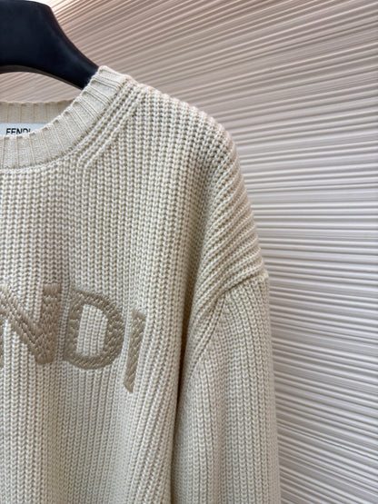 Logo Wool Crewneck Sweater