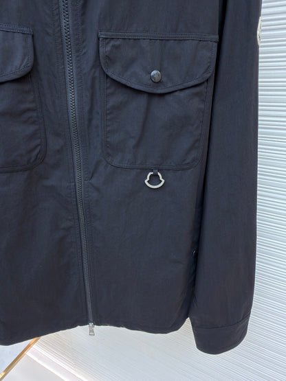 Logo Patch Zip Jacket