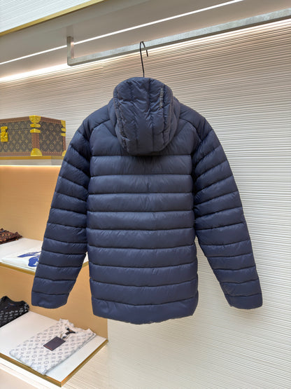 Embroidered Down Jacket