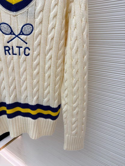 Cable-Knit Crewneck Sweater