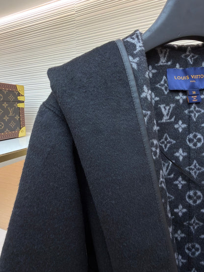 Wool Hooded Coat