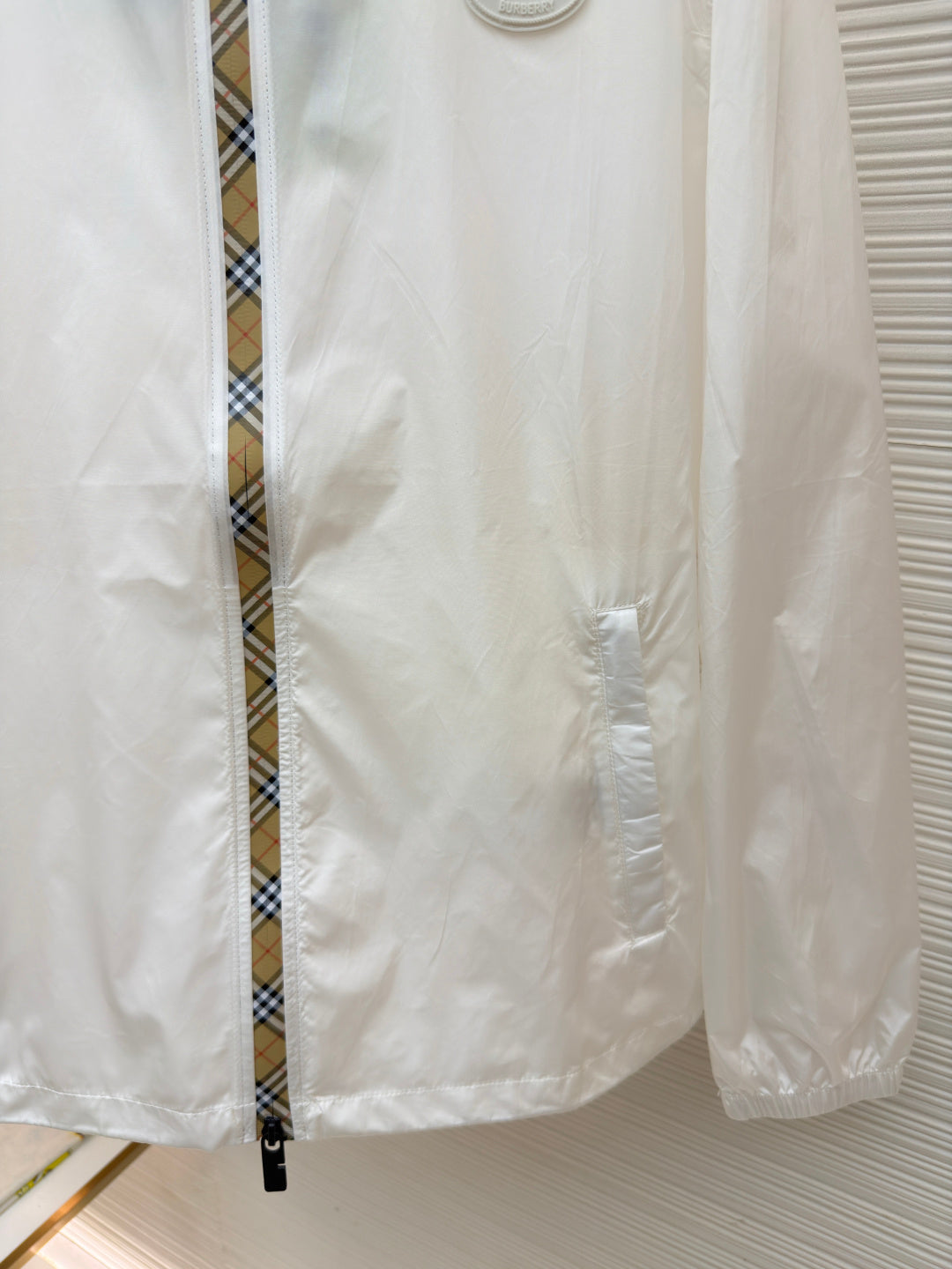 Vintage Check Hooded Jacket