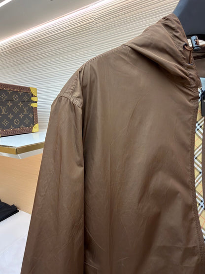 Vintage Check Hooded Jacket