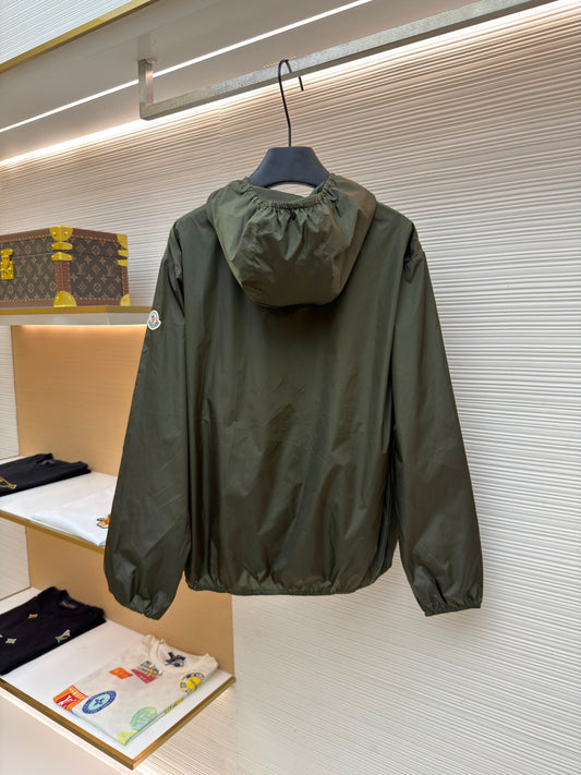 Logo Patch Hooded Jacket
