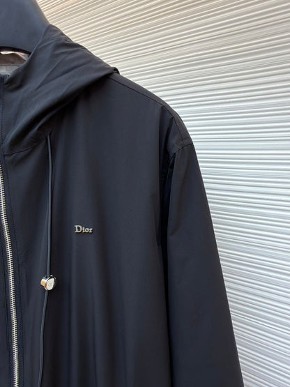 Oblique Hooded Jacket