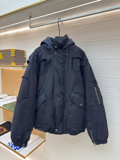 Destroyed Down Jacket