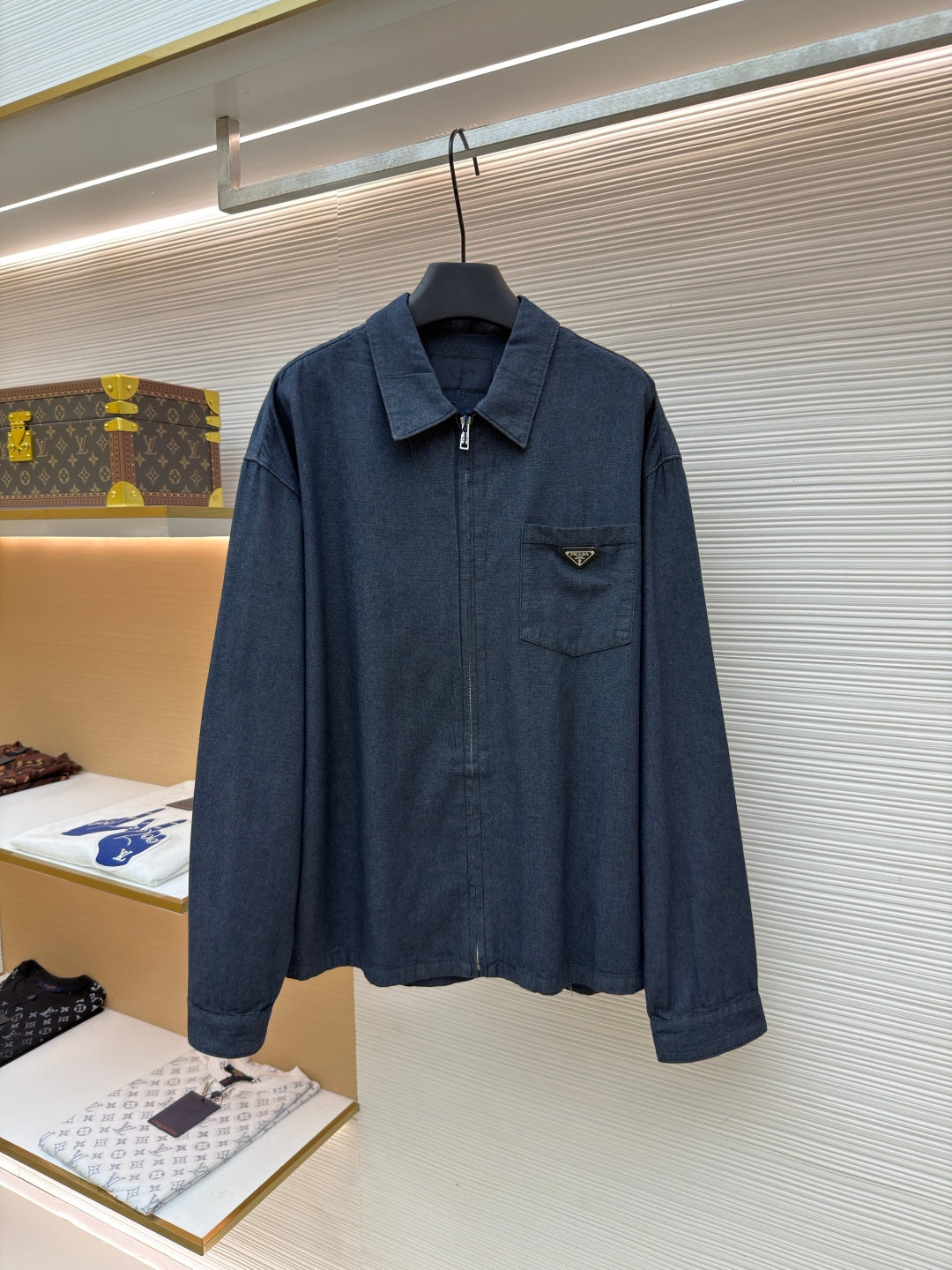 Triangle Logo Denim Jacket