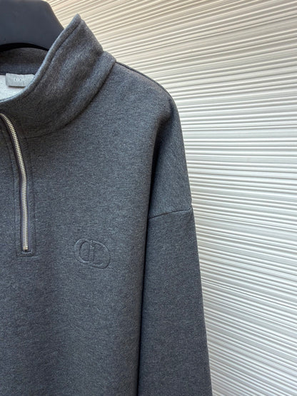 Embroidered Crewneck Sweatshirt