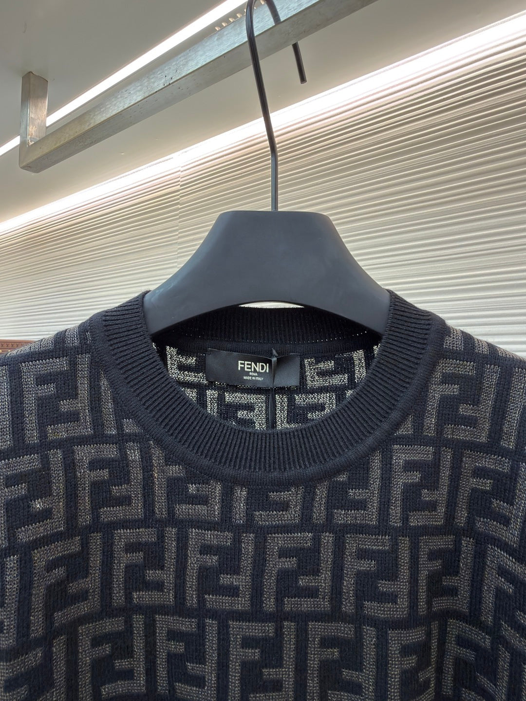 FF Motif Crewneck Sweater