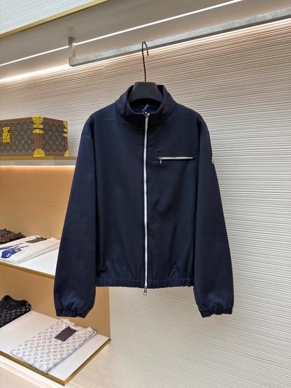 Logo Patch Zip Jacket
