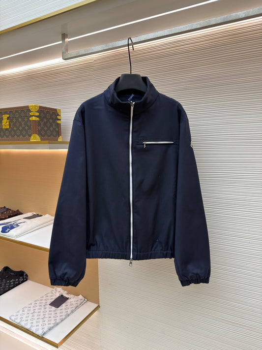 Logo Patch Zip Jacket
