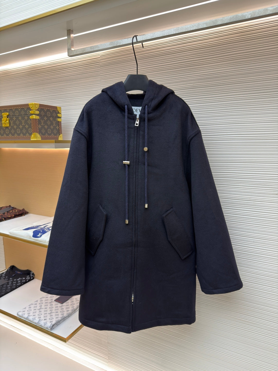 Logo Hooded Coat