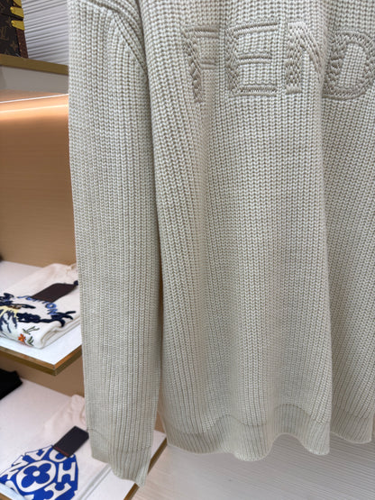 Logo Wool Crewneck Sweater