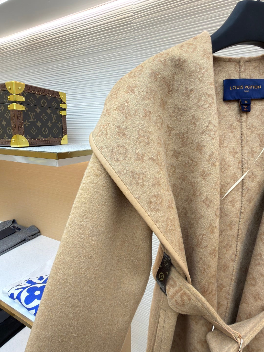 Wool Hooded Coat