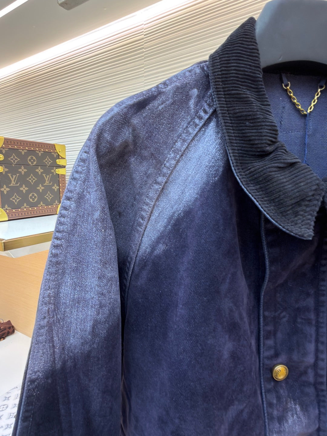 LV Logo Denim Jacket