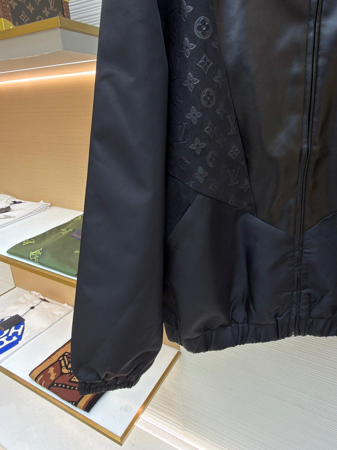 Monogram Leather Jacket