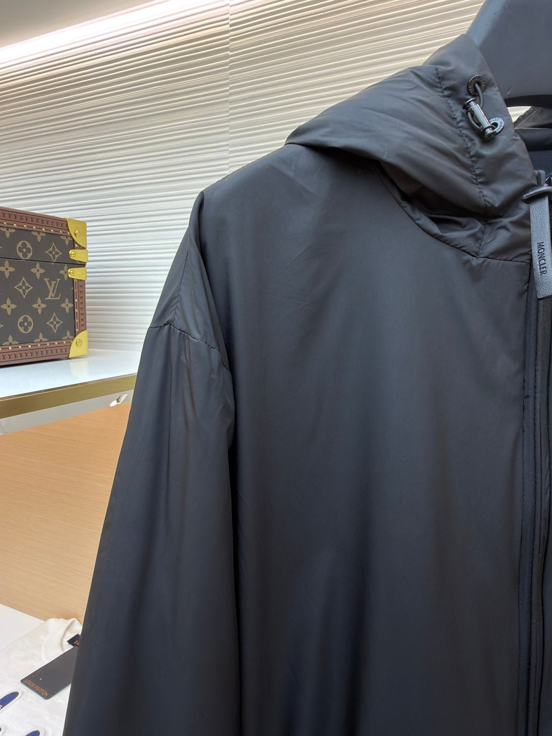 Logo Patch Hooded Jacket