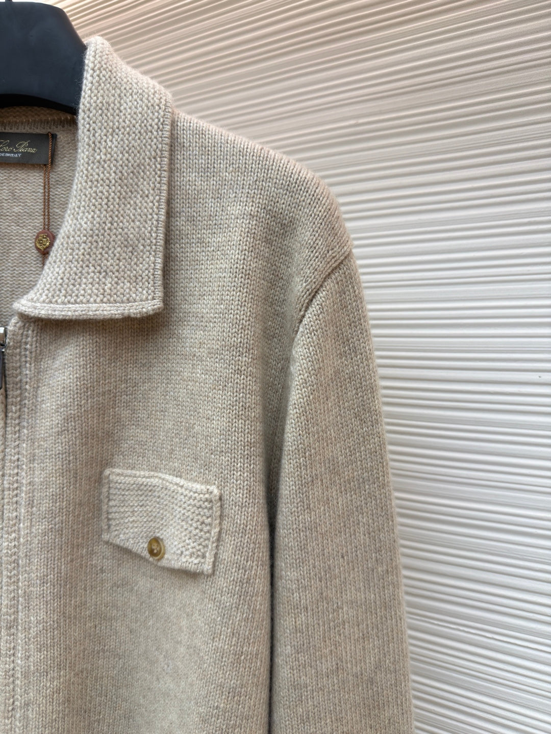 Cashmere Zip Cardigan