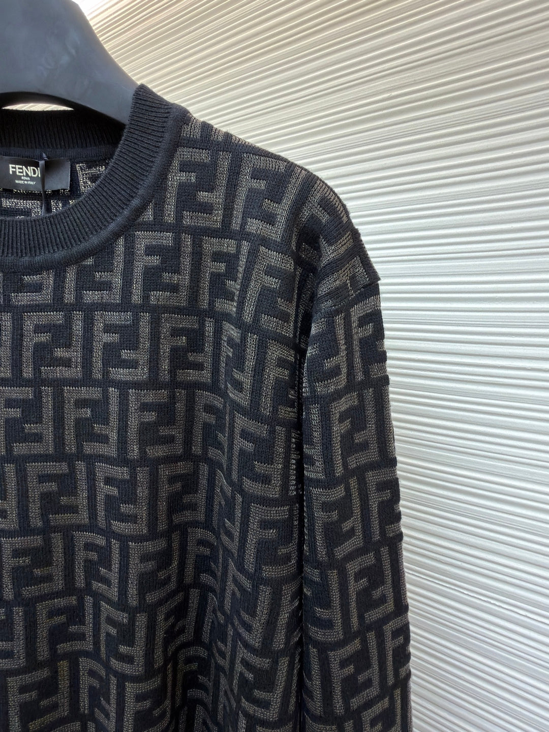 FF Motif Crewneck Sweater