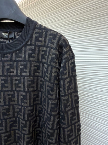 FF Motif Crewneck Sweater