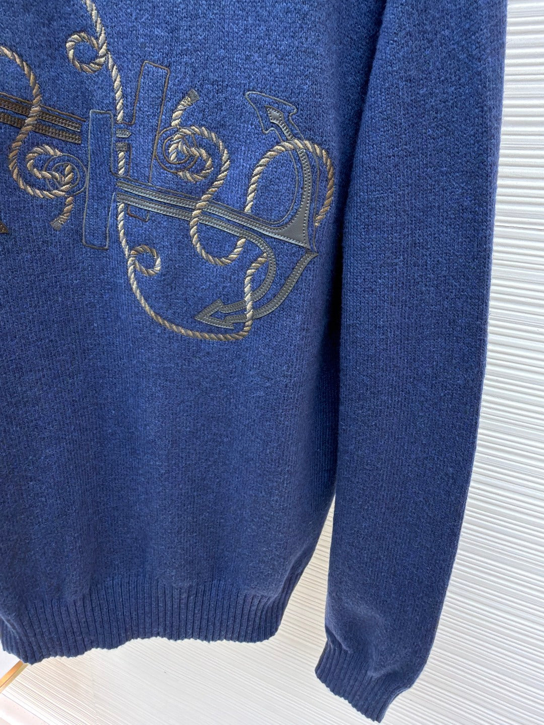 Embroidered Crewneck Sweater