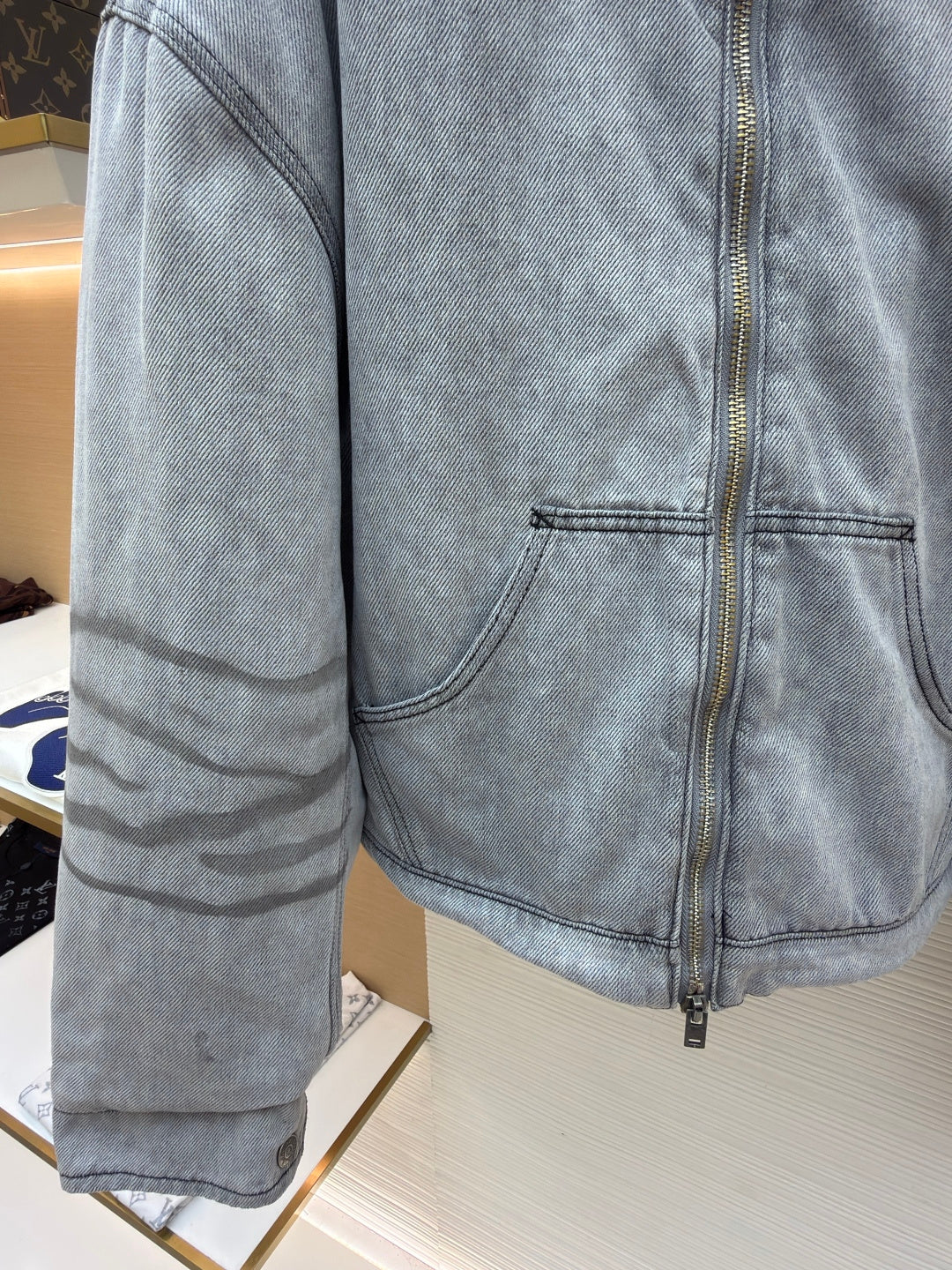 Denim Down Jacket