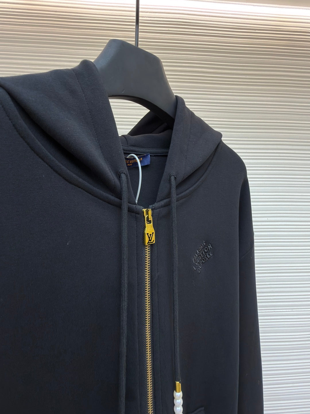Embroidered Zip-Up Hoodie