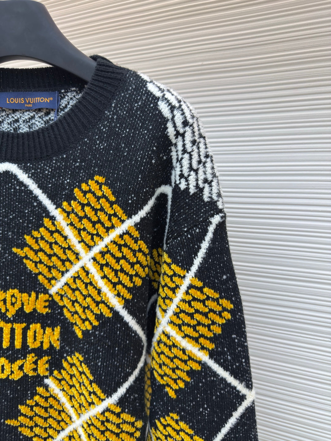 Damier Crewneck Sweater