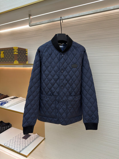 Vintage Check Down Jacket
