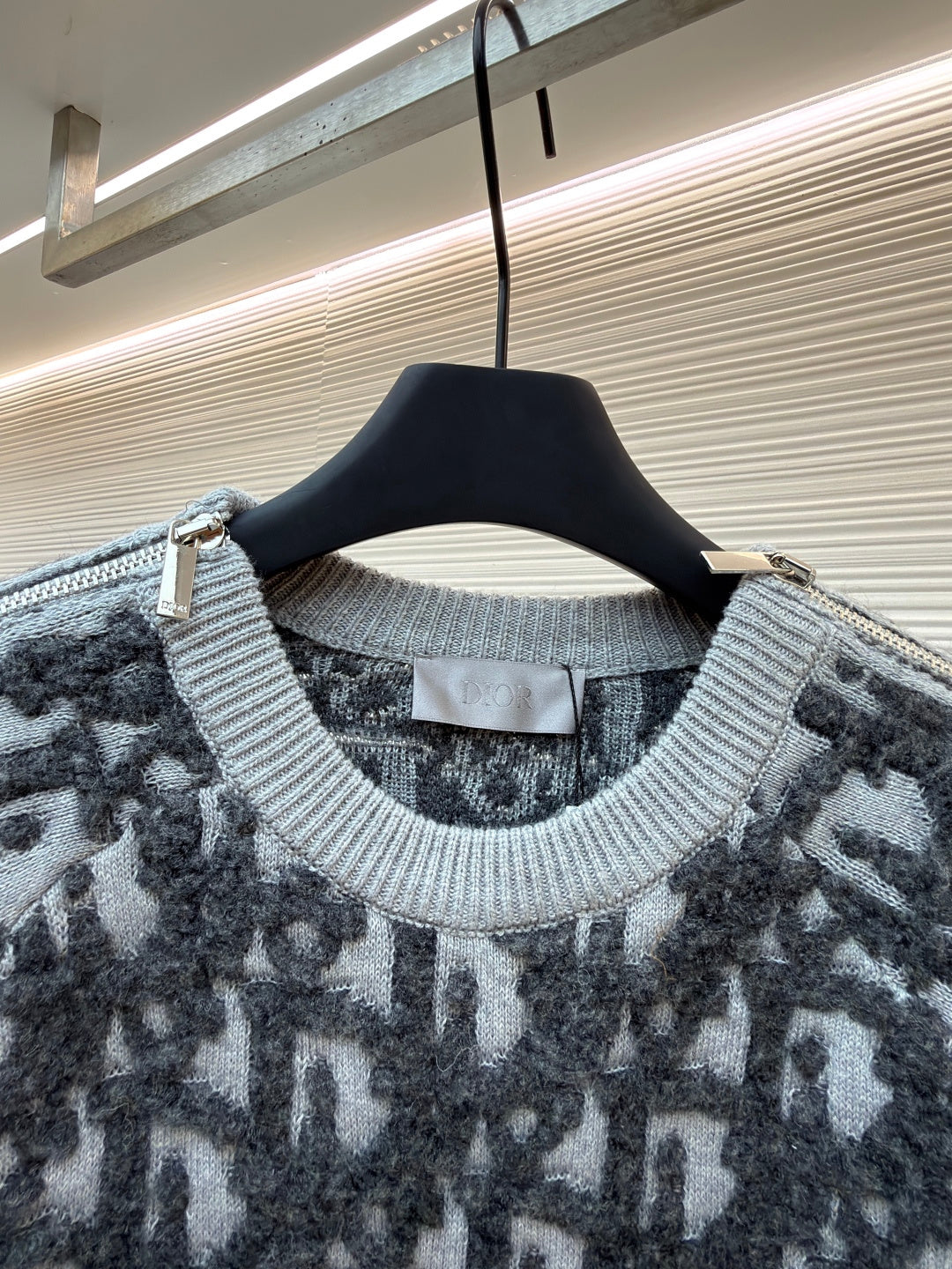 Oblique Zip Cardigan