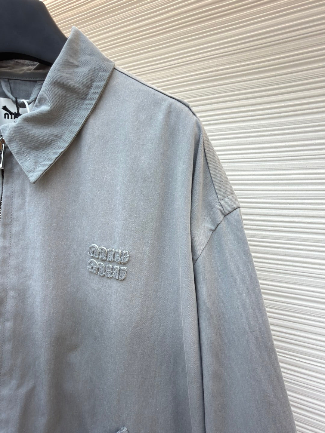 Embroidered Zip Jacket