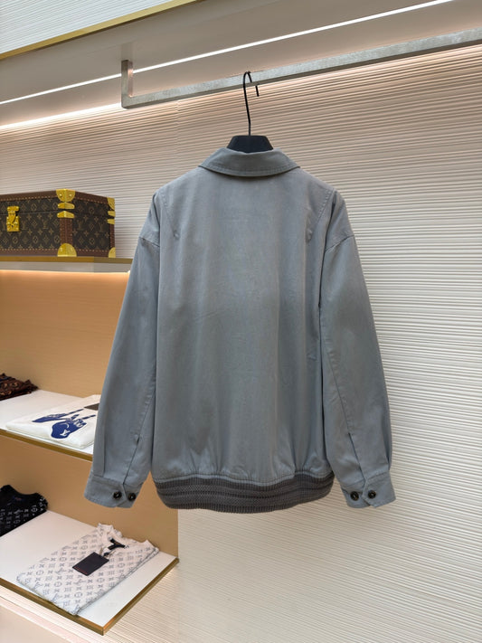 Embroidered Zip Jacket