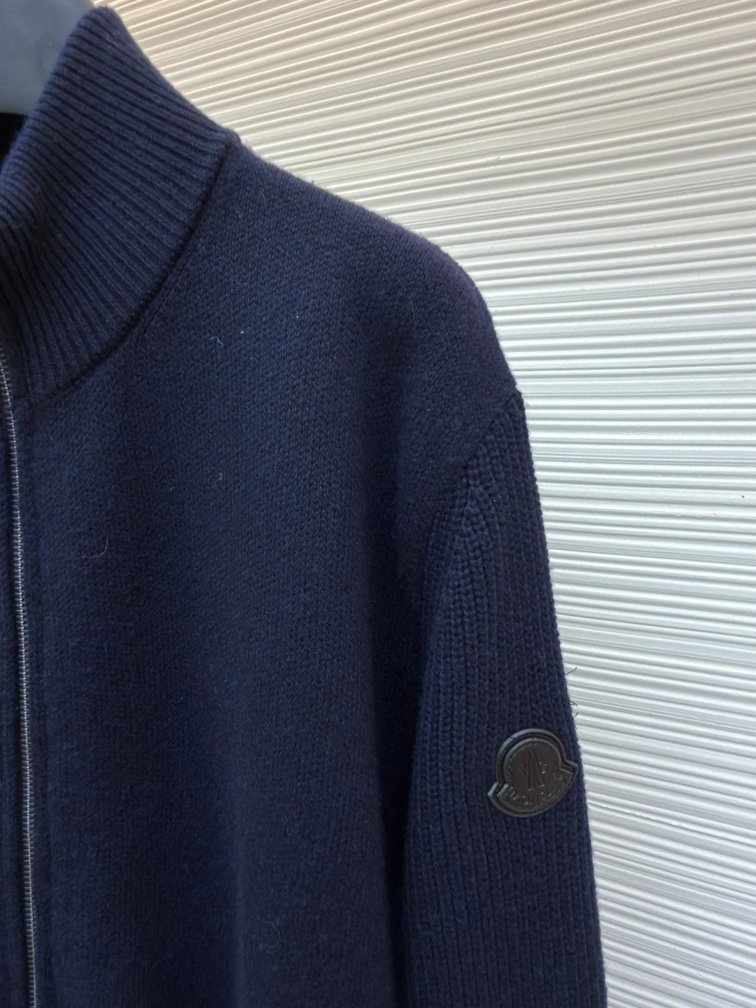 Logo Patch Knit Cardigan