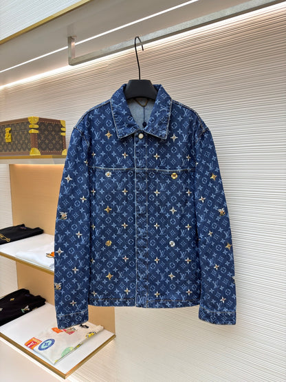 LV Logo Denim Jacket