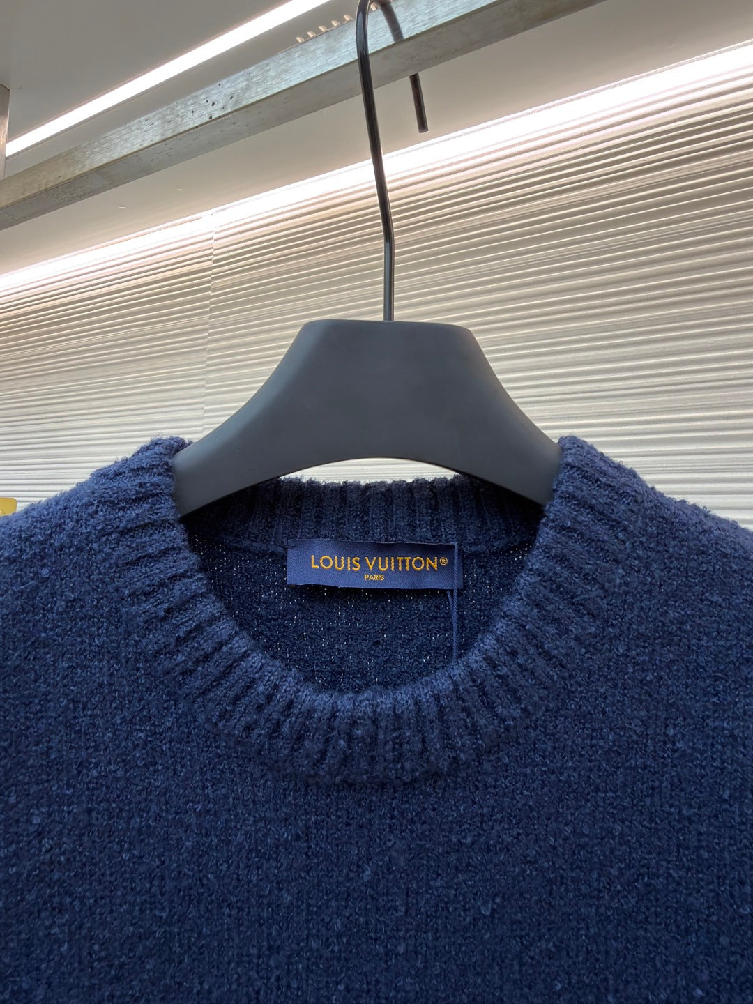 LV Logo Wool Crewneck Sweater