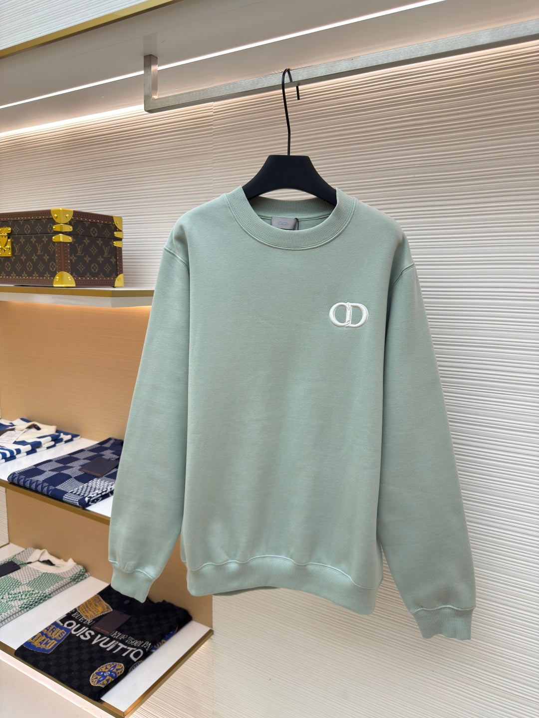 Embroidered Crewneck Sweatshirt