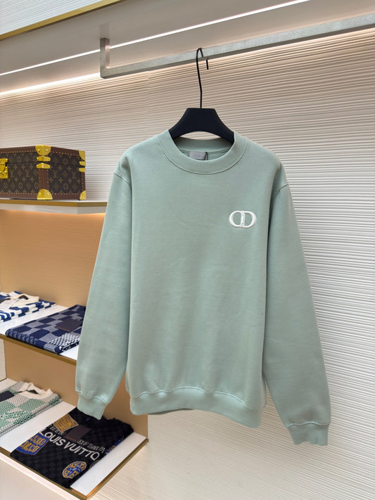 Embroidered Crewneck Sweatshirt