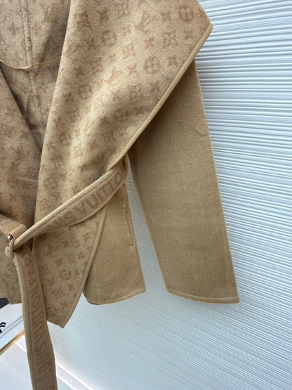 Wool Hooded Coat